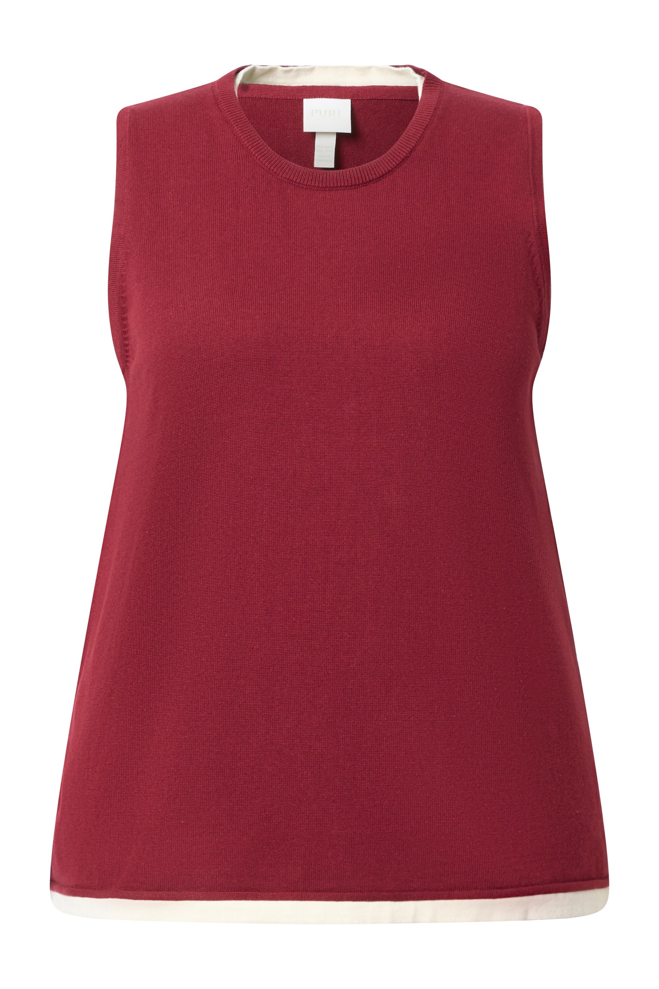 Ulla Popken Top in merlot, Produktansicht