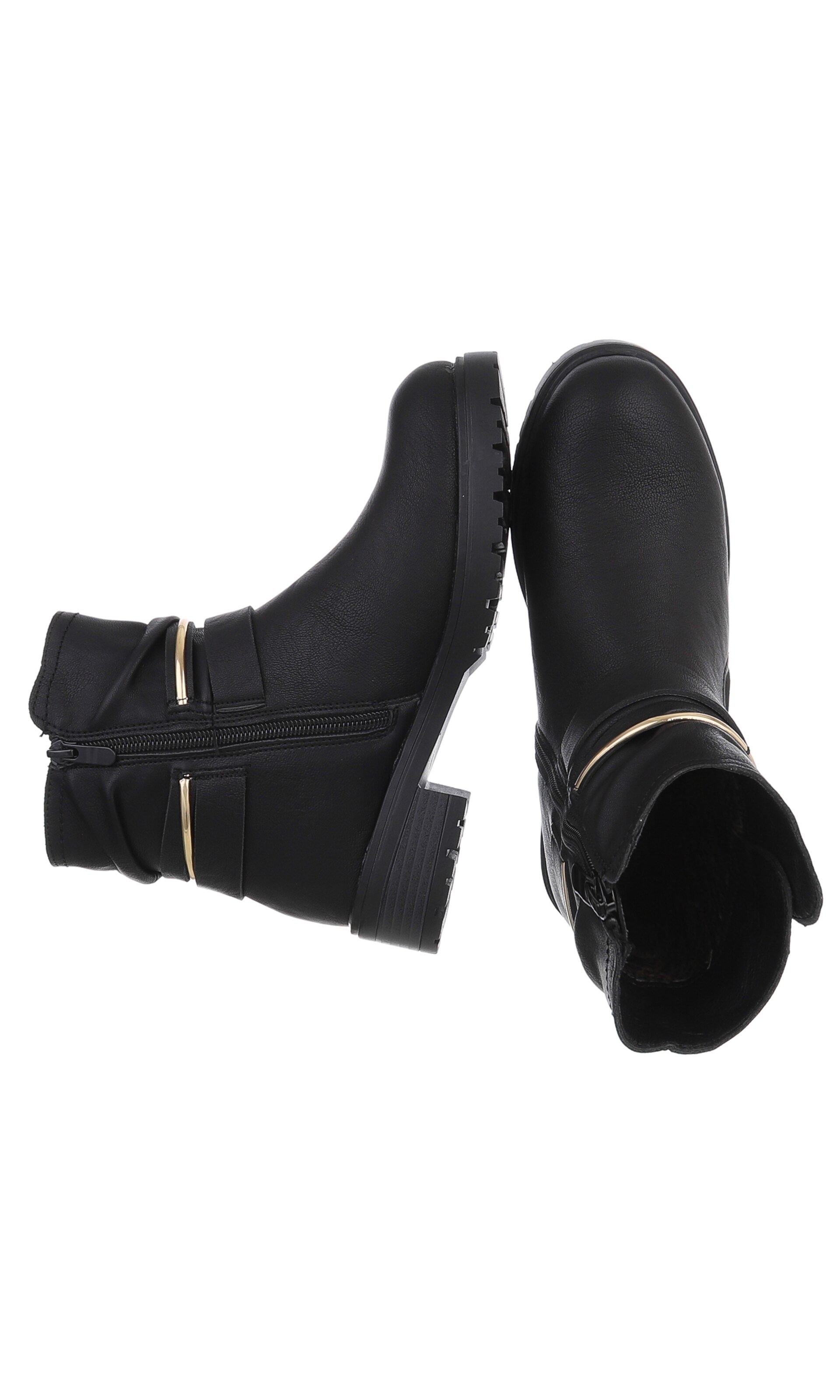 Ital-Design Ankle Boots in Black