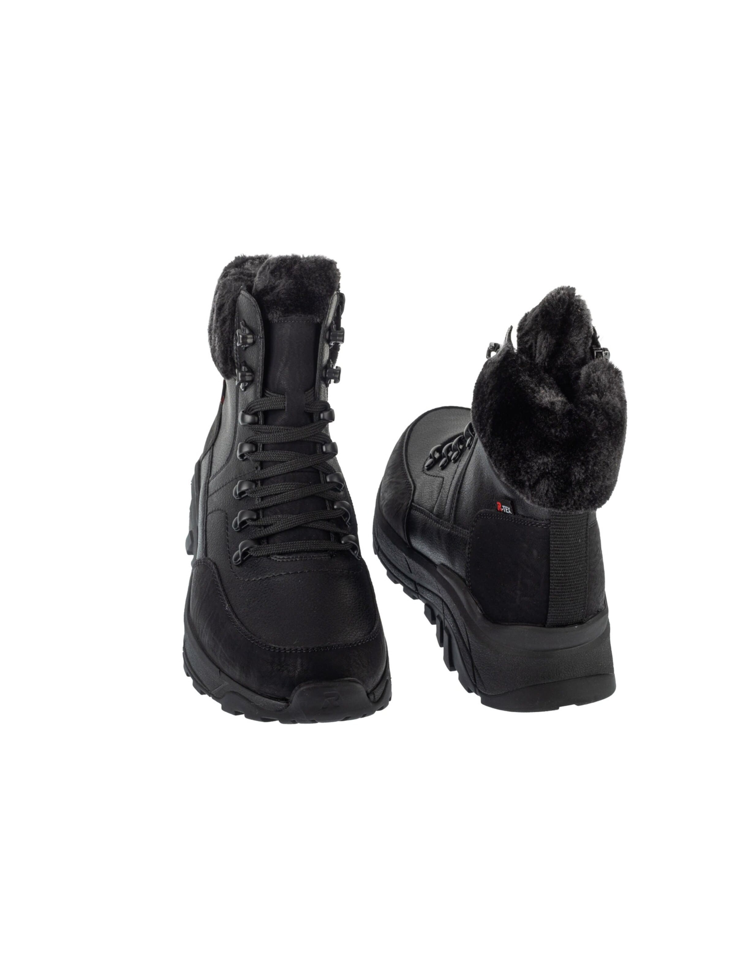 Bottes à lacets Rieker en noir