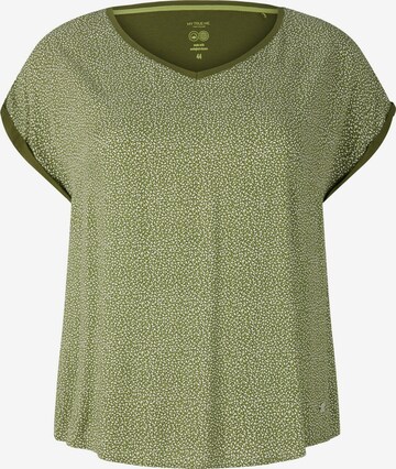 Tom Tailor Women + Shirt in Groen: voorkant