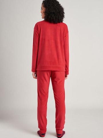 SCHIESSER Pyjama in Rood