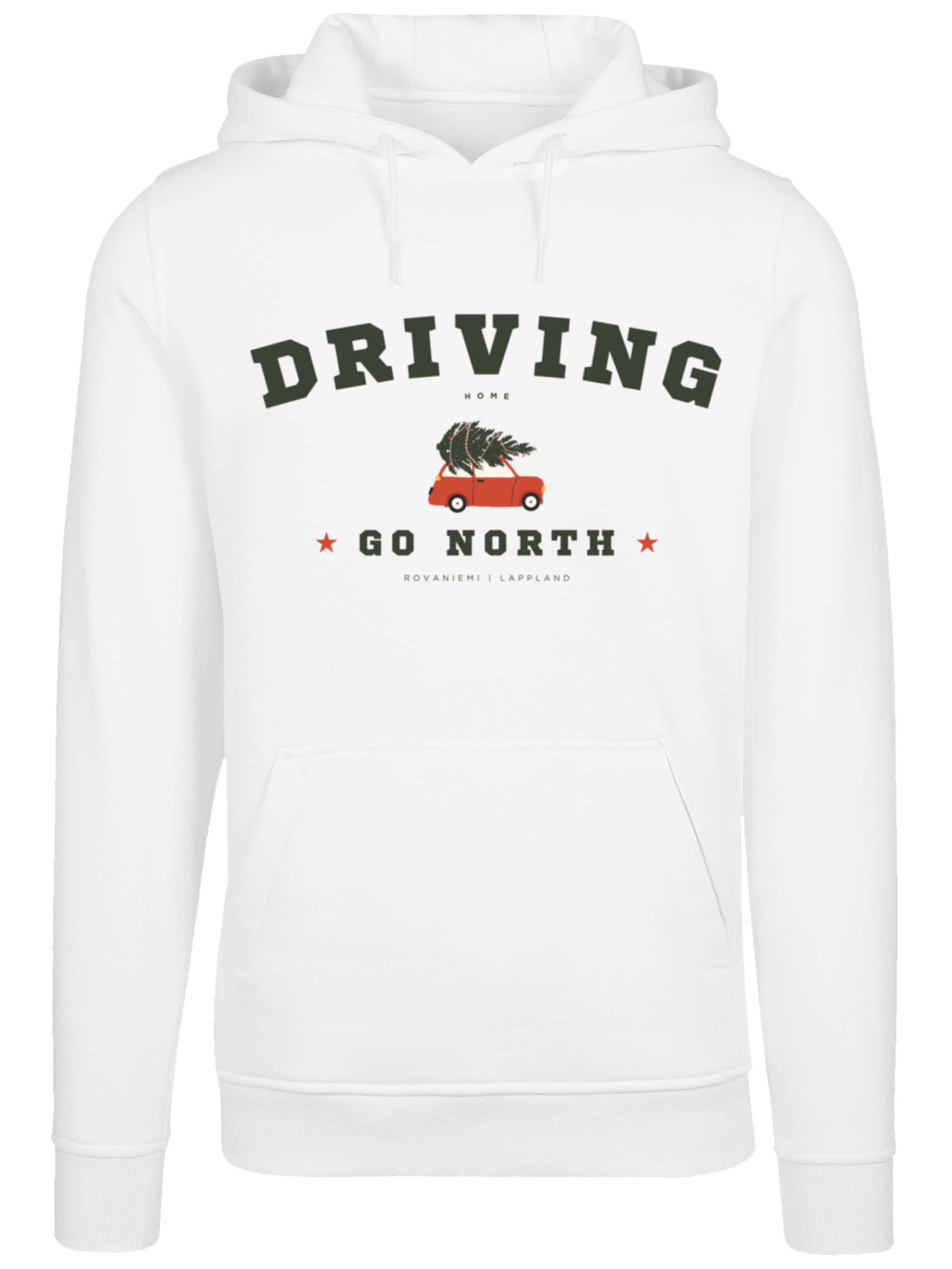 F4NT4STIC Sweatshirt 'Driving Home' in White: front