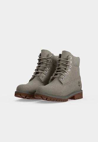 pilka TIMBERLAND Auliniai batai su raišteliais 'HERITAGE 6 INCH'