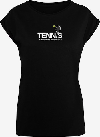 T-shirt 'Tennis Racket' Merchcode en noir : devant