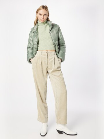 MSCH COPENHAGEN Loose fit Pleat-front trousers in Beige