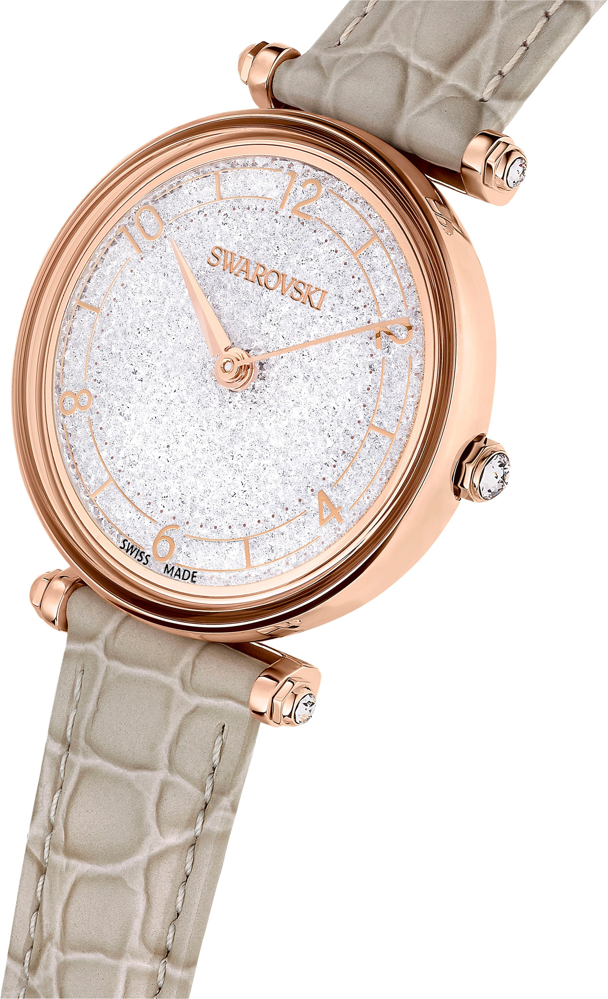 Swarovski Analoguhr in Grau