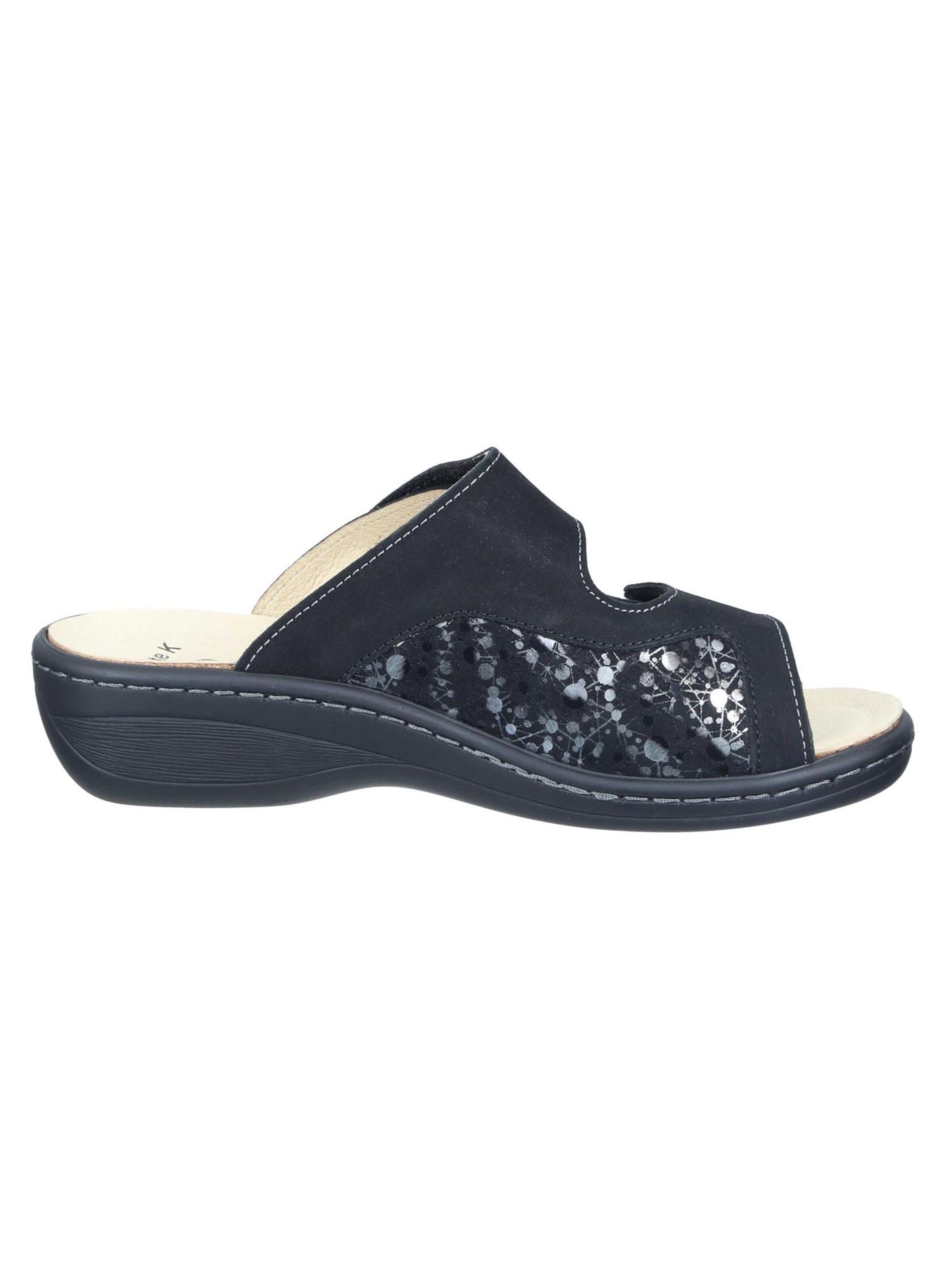 DR. BRINKMANN Mules 'Chelva' in Black
