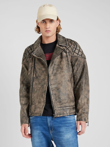 Veste mi-saison TOPMAN en marron : devant