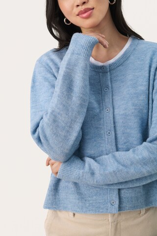 Part Two Gebreid vest 'Linika' in Blauw