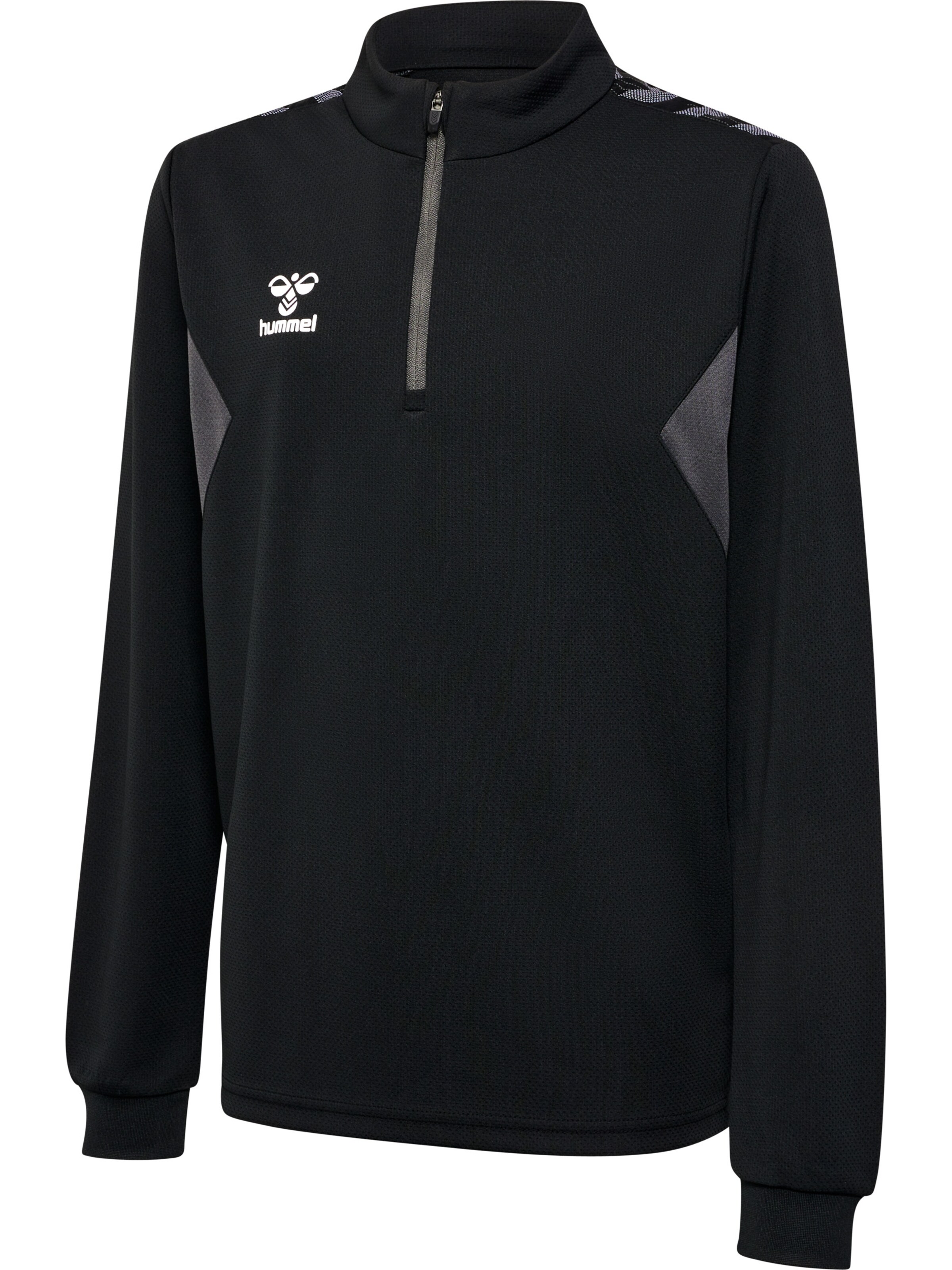 Hummel Athletic Sweatshirt 'Authentic' in Black: front