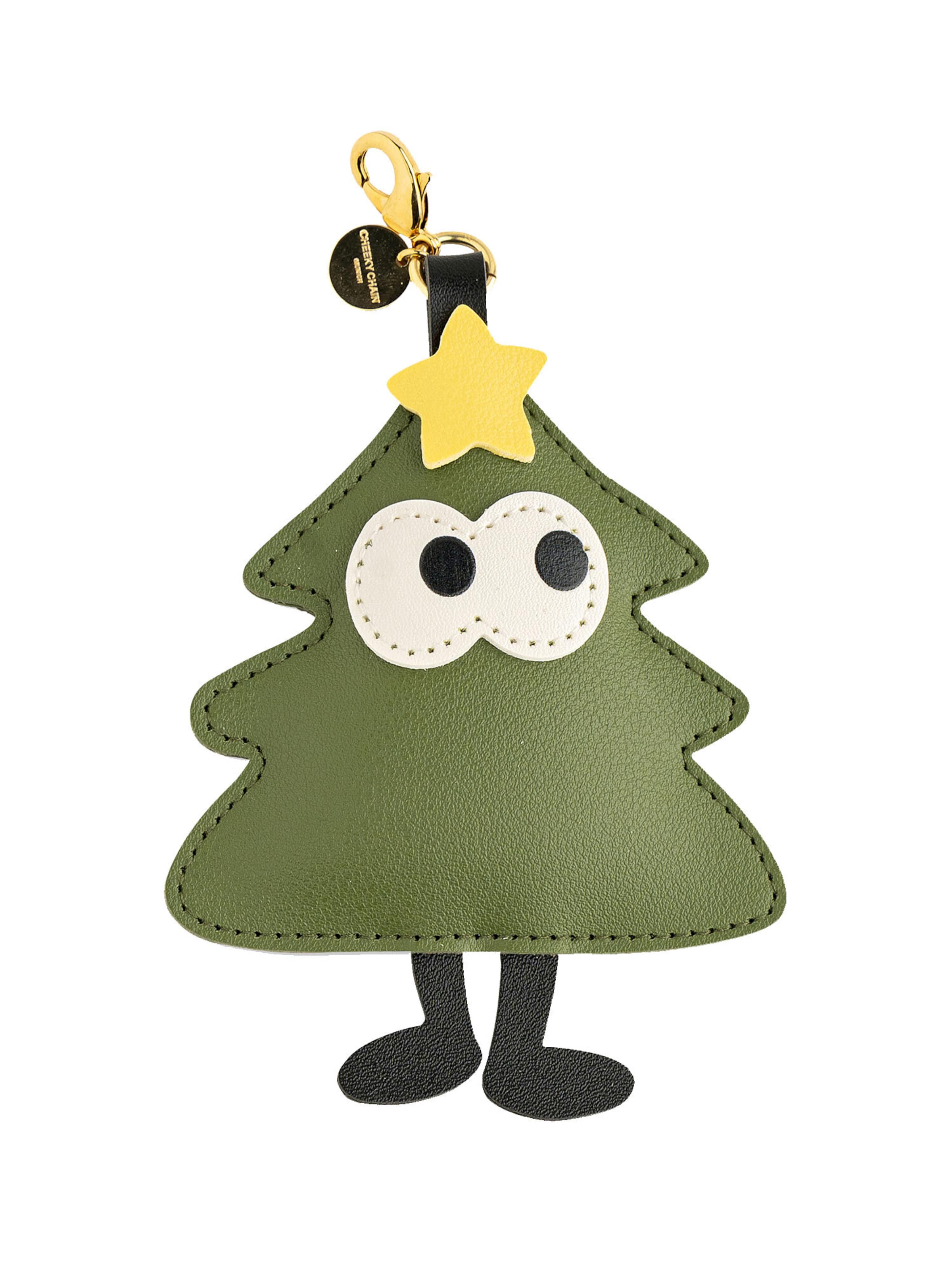 Cheeky Chain Munich Accessoires voor tassen 'Udo' in Groen: voorkant