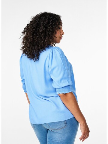 Zizzi Blouse 'Esabina' in Blue