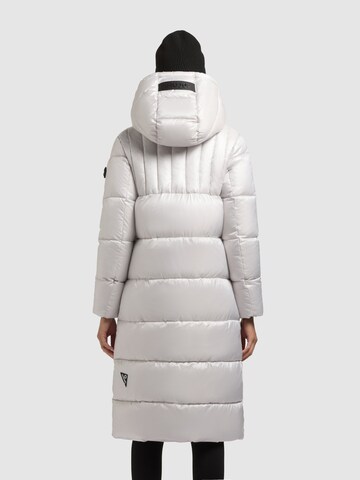 khujo Winter Coat 'NASHI' in White
