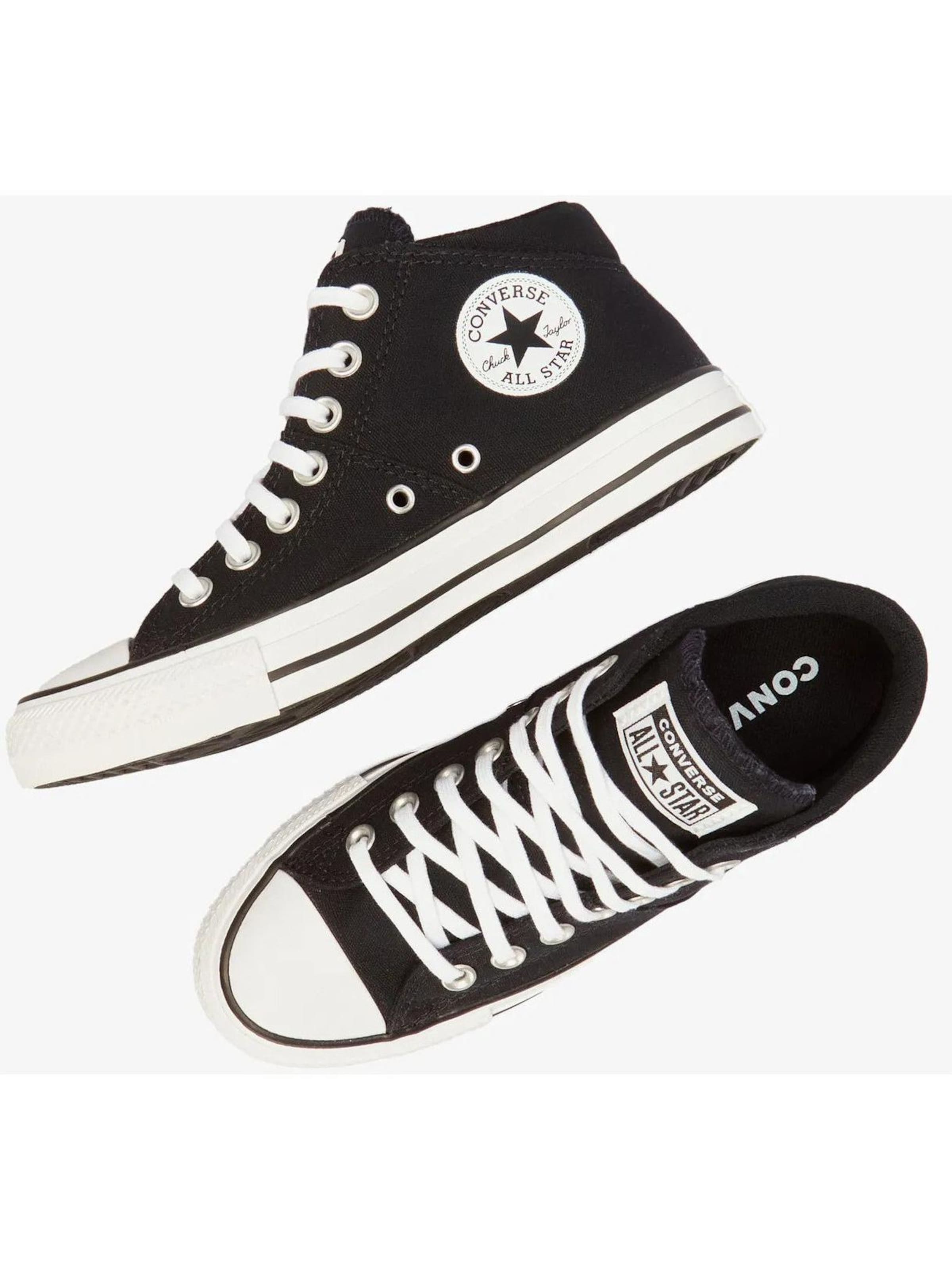 CONVERSE Sneaker low 'Converse Chuck Taylor All Star Madison Mid' in Schwarz