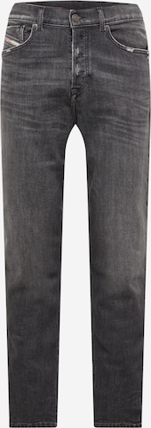 DIESEL גזרת סלים ג'ינס 'FINING' בשחור: מלפנים