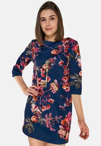 TOOche Cocktail Dress 'The Key' in Blue: front