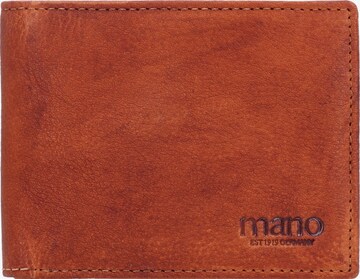 mano Wallet 'Don Pietro' in Brown: front