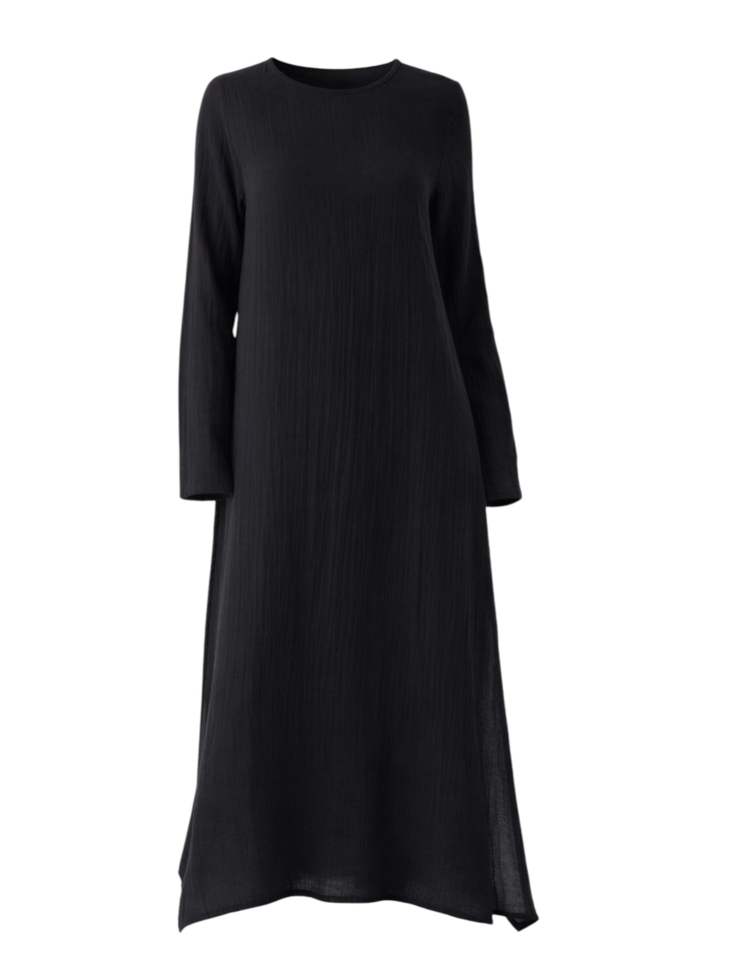 Tunique 'Nayla Modest' WENOR en noir : devant