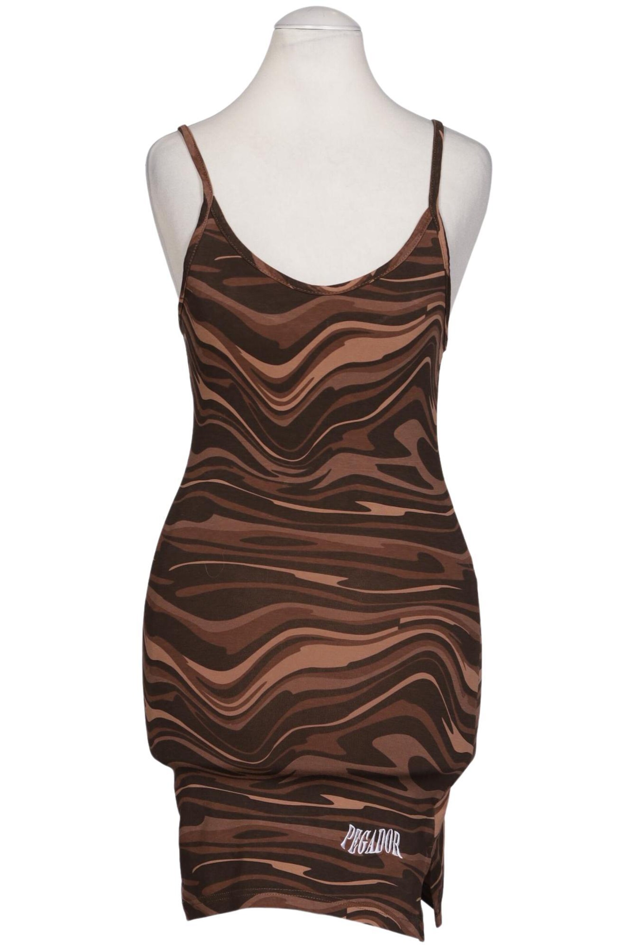 Pegador Dress in XS in Brown: front