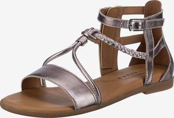 Paul Vesterbro Strap Sandals in Brown: front