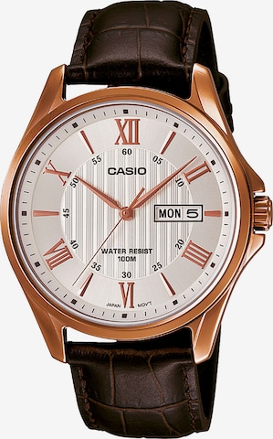CASIO Analog Watch in Brown: front