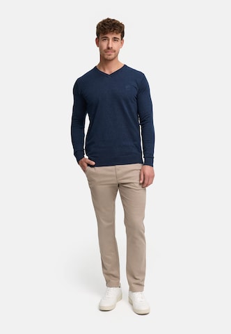 INDICODE JEANS Sweater 'Tikks' in Blue
