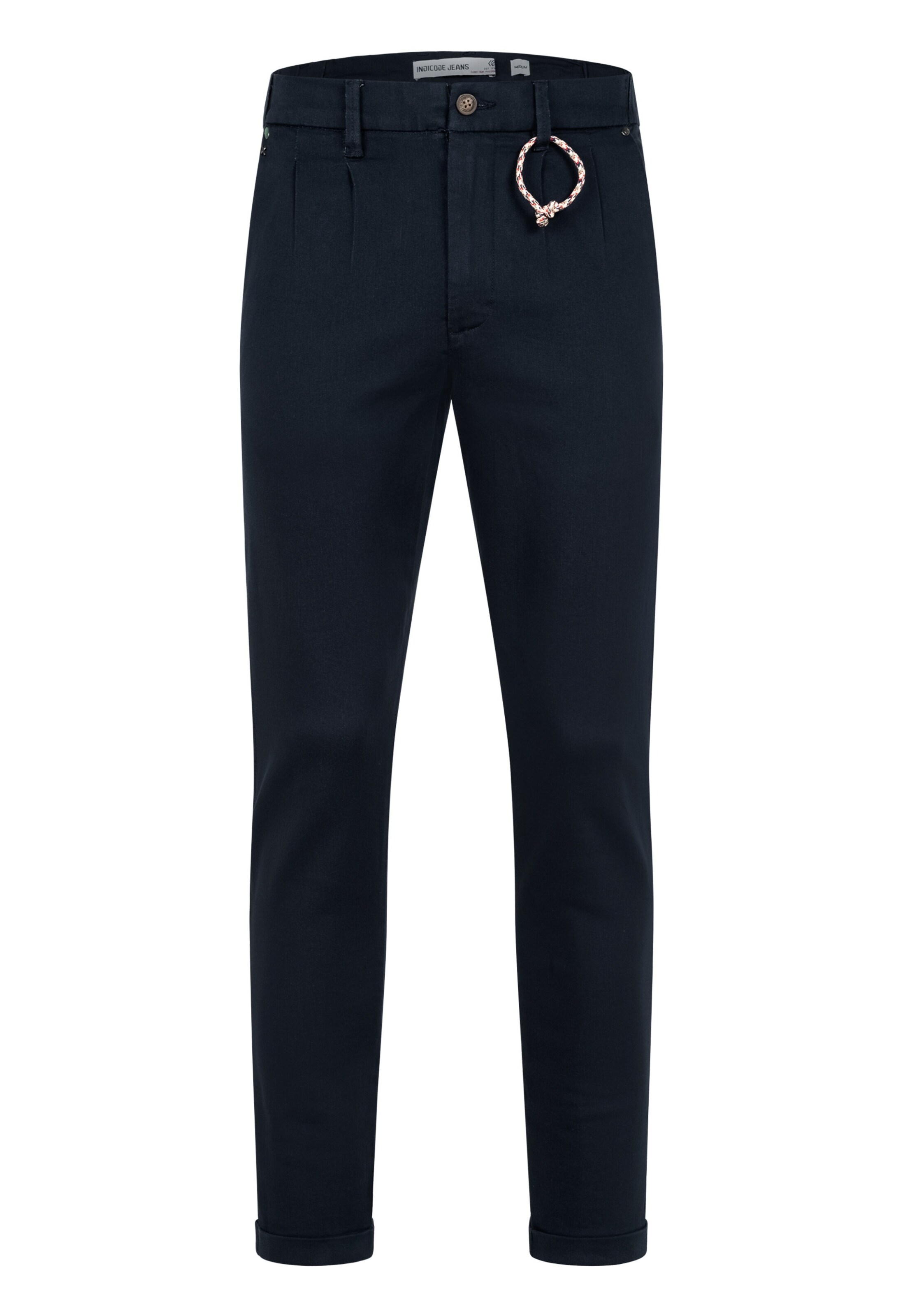 INDICODE JEANS Chino Pants 'Knutzon' in Navy, Item view