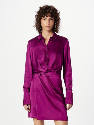 PATRIZIA PEPE Shirt dress in Purple: front