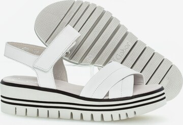 GABOR Strap Sandals in White