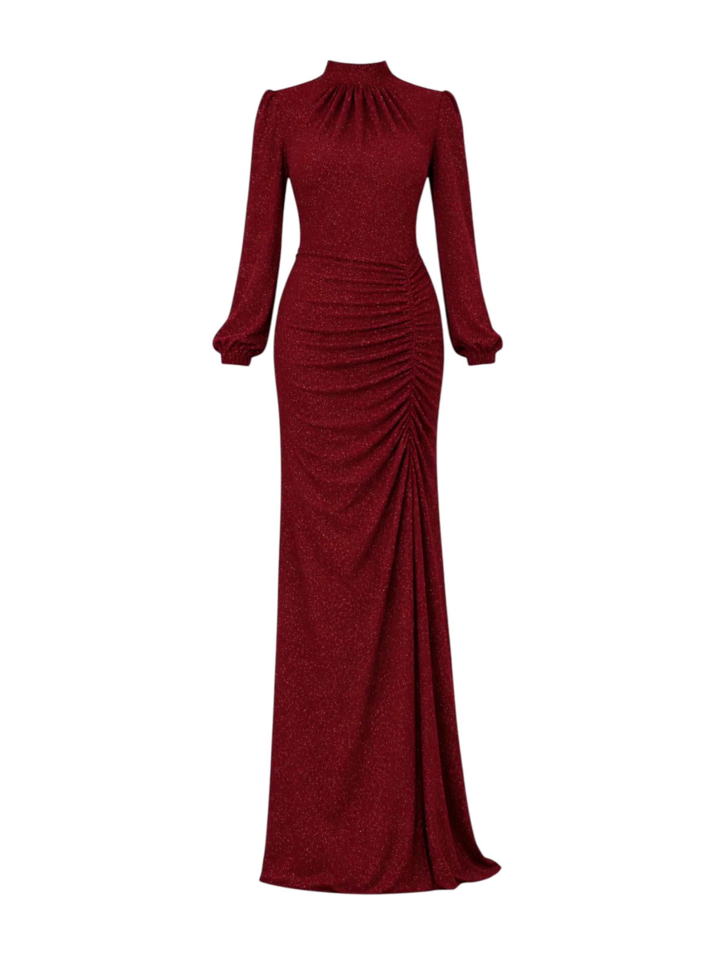 fashionshowcase Abendkleid 'RÜYA'‌ in Rot: Vorderseite