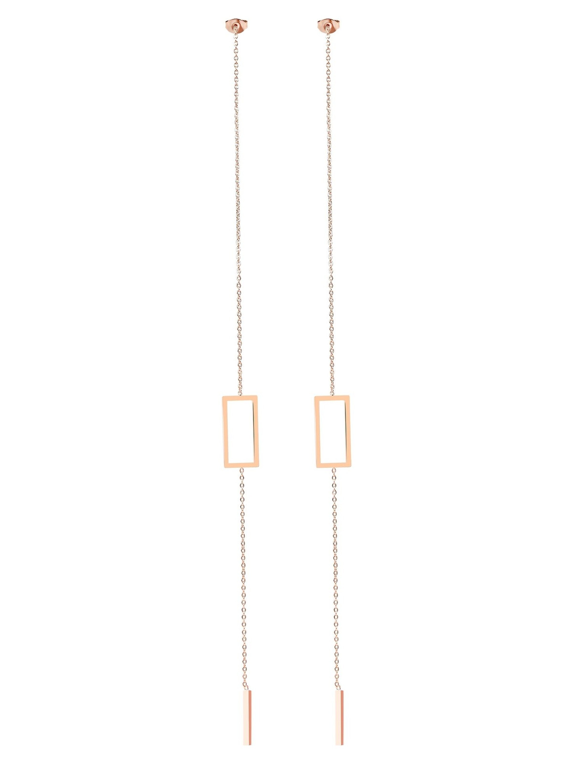 Akzent Earrings 'Vilte, langlebig' in Gold: front