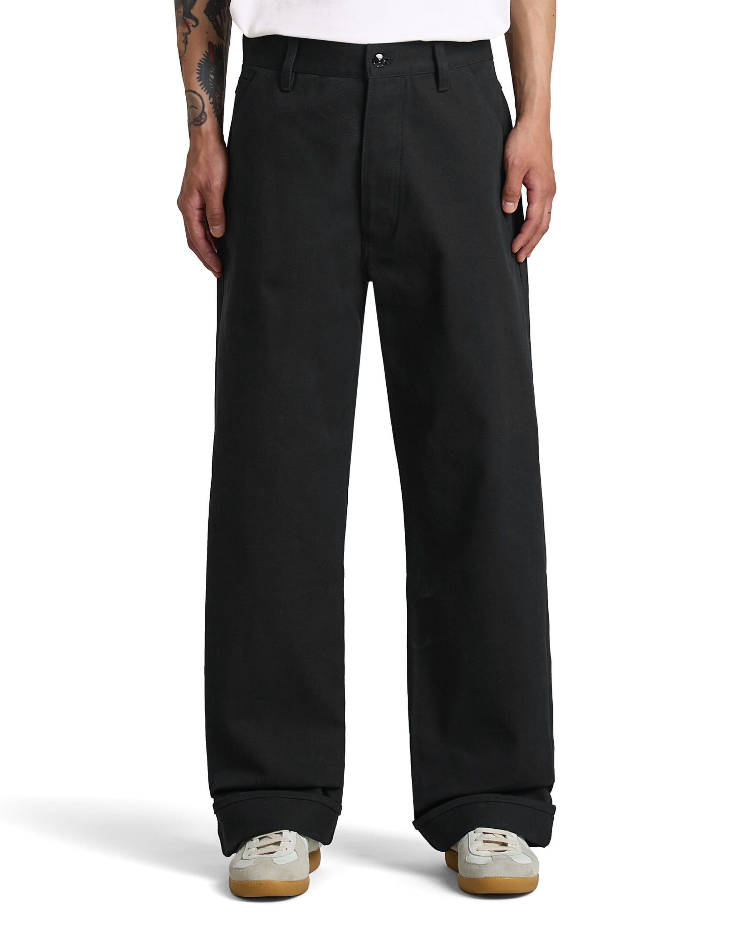 G-STAR Loosefit Hose 'MN Type 96' in Schwarz: Vorderseite