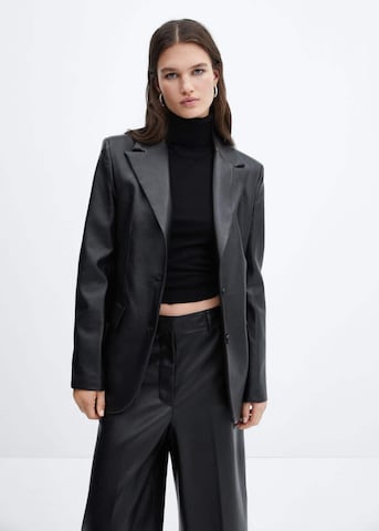 Blazer 'Rimmel' MANGO en noir : devant