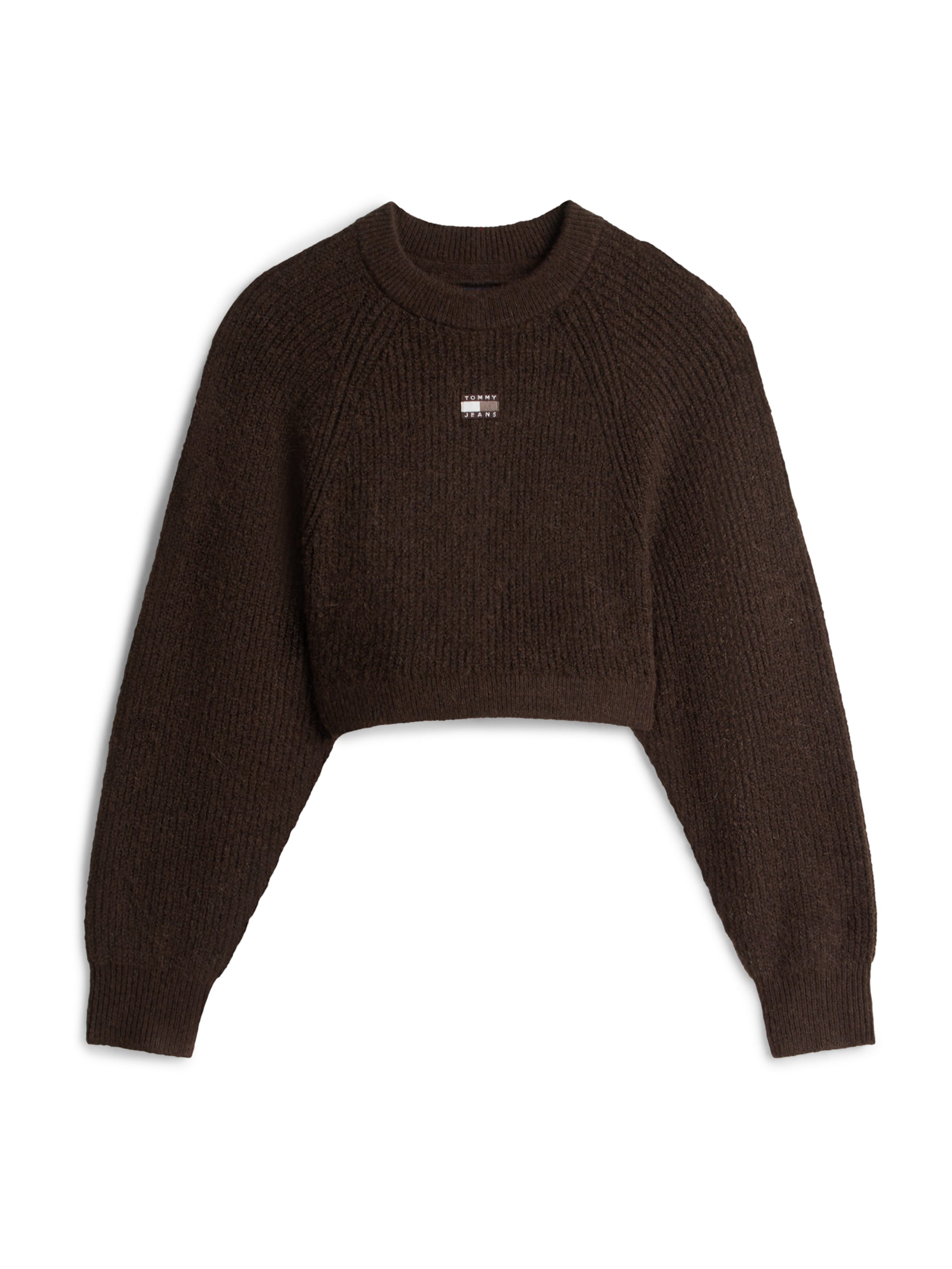 Tommy Jeans Πουλόβερ σε καφέ: μπροστά