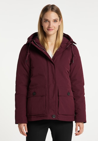 DreiMaster Klassik Winter Jacket in Red: front