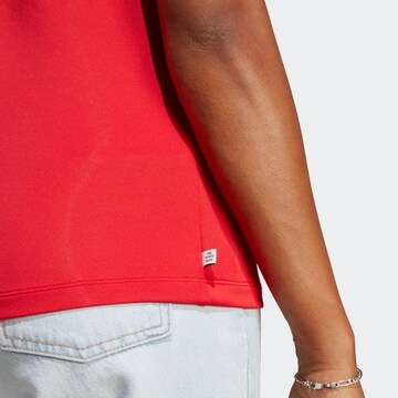 ADIDAS ORIGINALS Тениска 'Adicolor Classics  3-Stripes' в червено