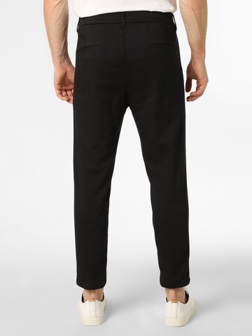 DRYKORN Slim fit Pleat-Front Pants 'Chasy' in Black