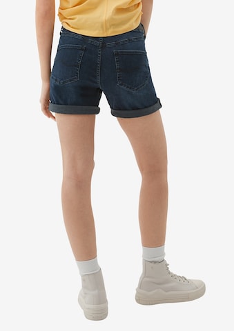 QS Regular Jeans i blå