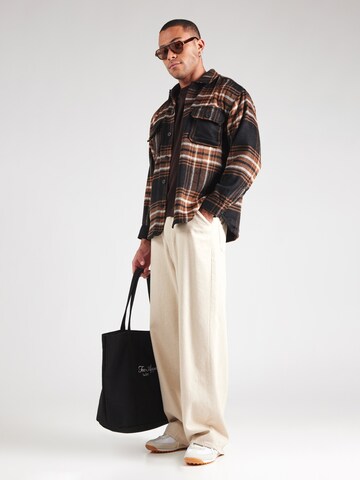 JACK & JONES Comfort Fit Paita 'JJEBRADLEY OLLIE' värissä ruskea