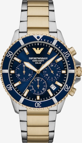 Emporio Armani Analoguhr in Gold: Vorderseite