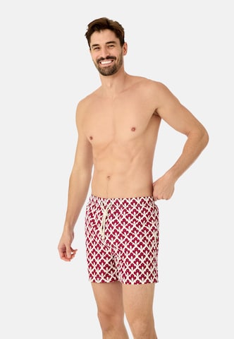 Gassa d'Amante Badeshorts 'Sanremo' in Rot: Vorderseite