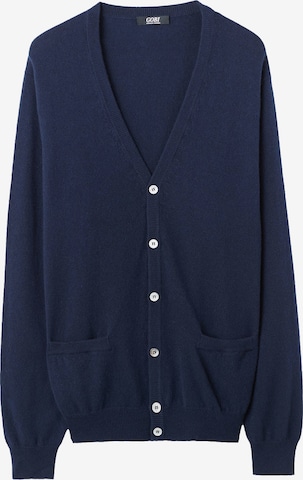 GOBI Cashmere Strickjacke in Blau: Vorderseite