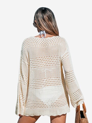 Cupshe Beach Dress in Beige