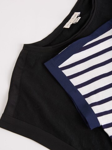 T-shirt love & roses en bleu