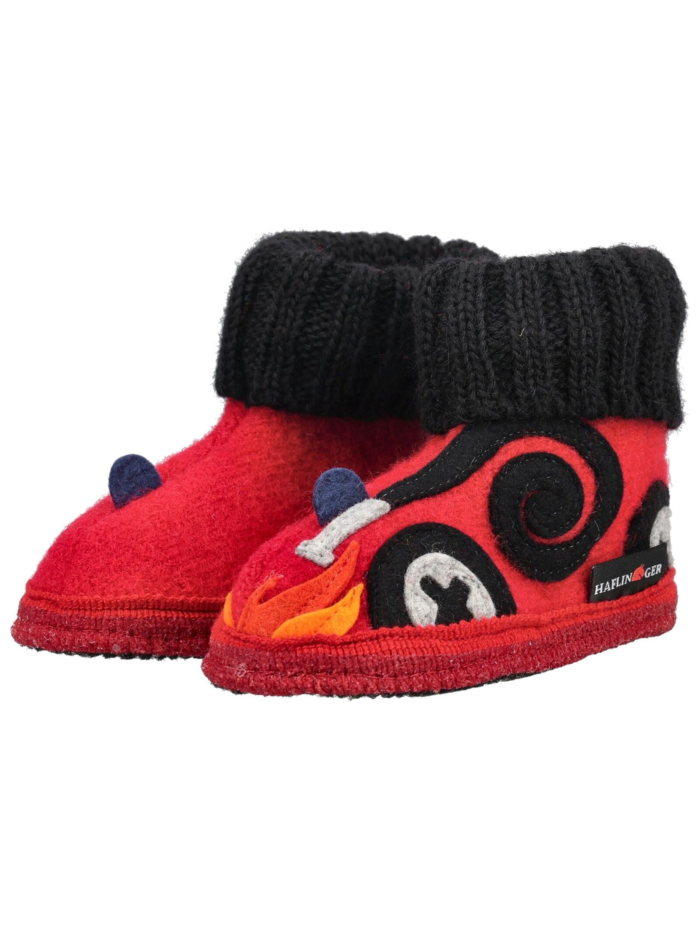 HAFLINGER Huisschoenen in Rood