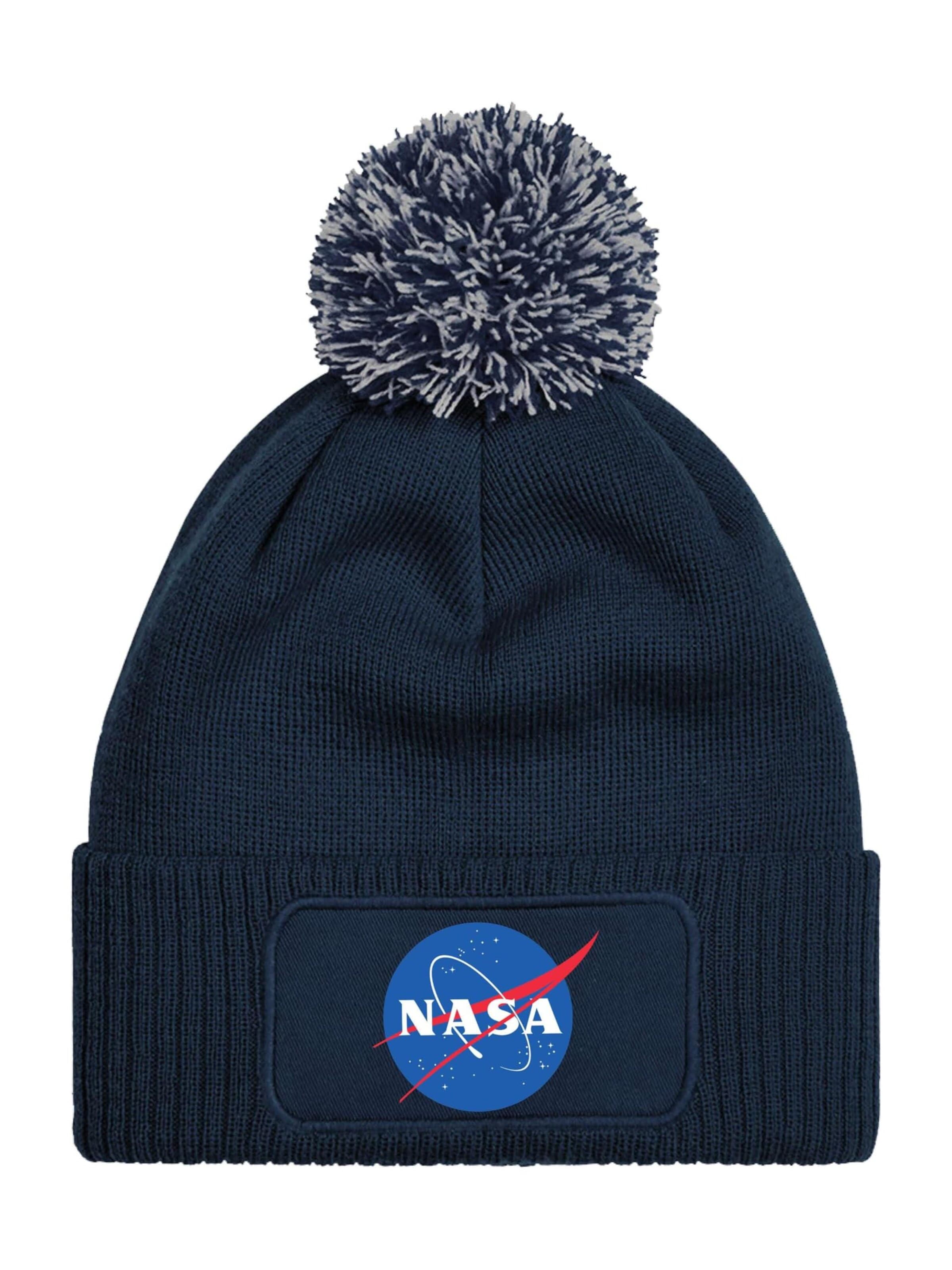 Youth Designz Mütze 'NASA'‌‌‌‌‌‌‌ in Blau: Vorderseite