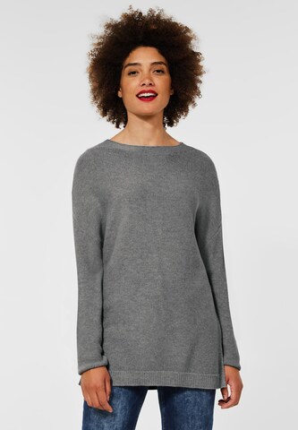 STREET ONE Sweater in Grey: front