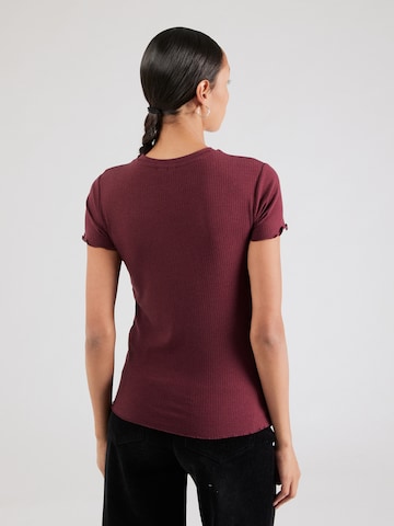 PIECES Shirt 'PCNicca' in Red