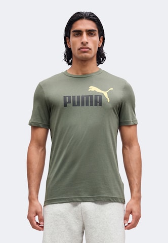 PUMA Funkcionalna majica 'ESS No. 1' | zelena barva: sprednja stran