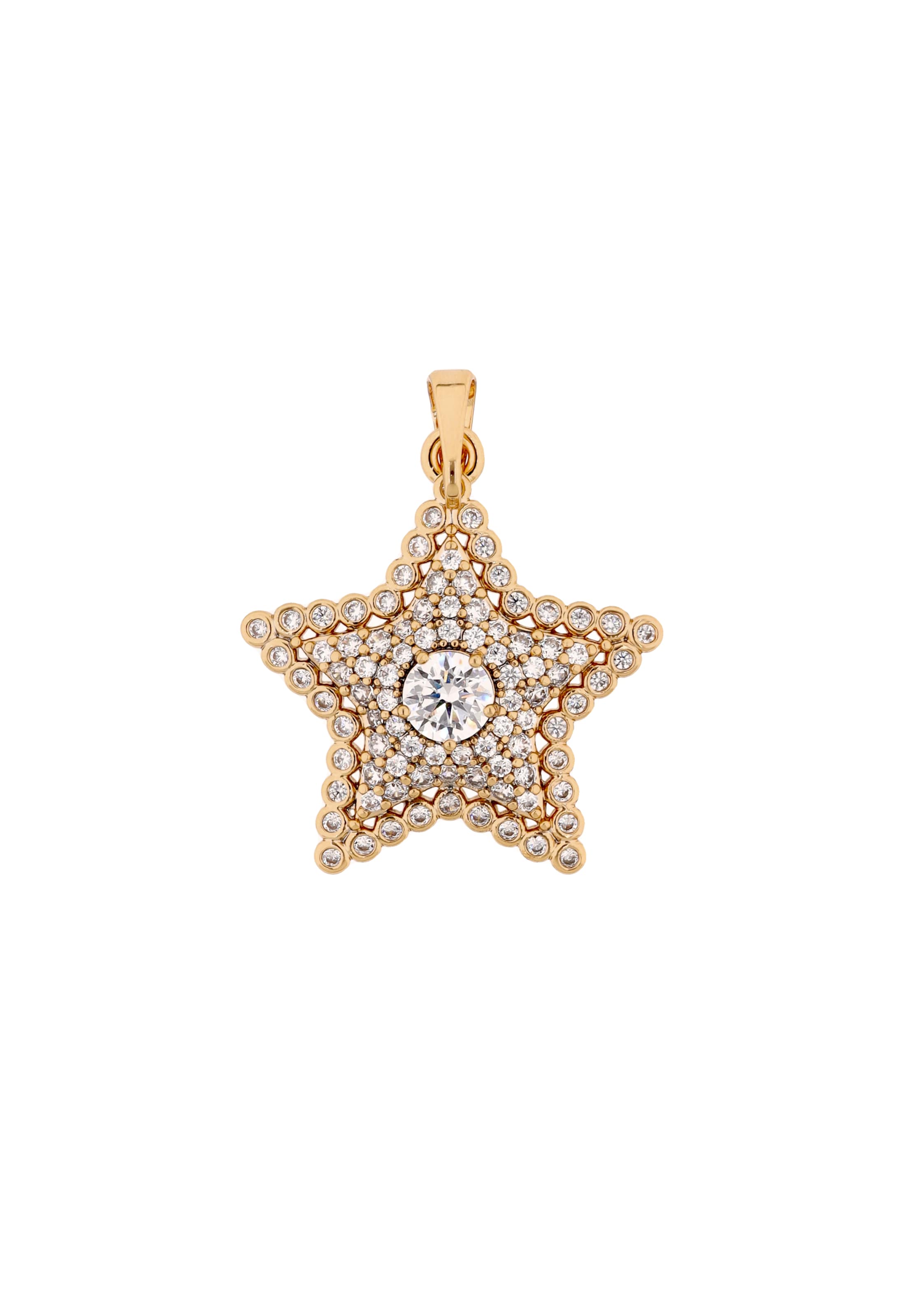 myMo at night - Colgante en oro: frente